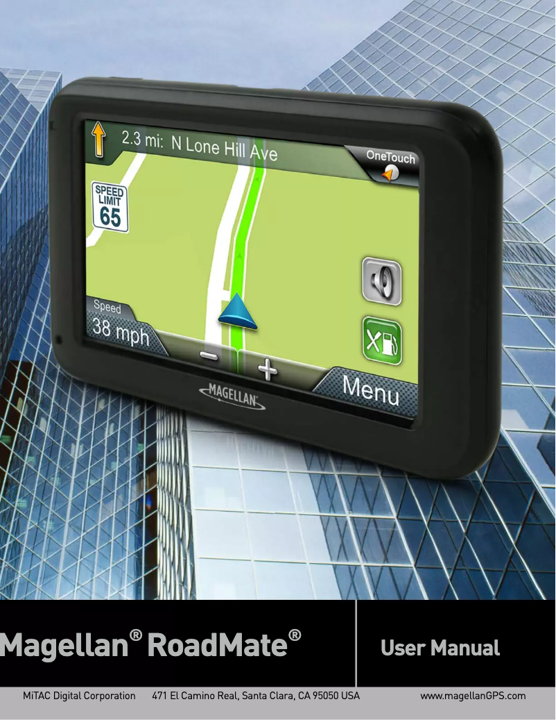 Imagen de la primera página del manual del dispositivo Roadmate 2230T LM