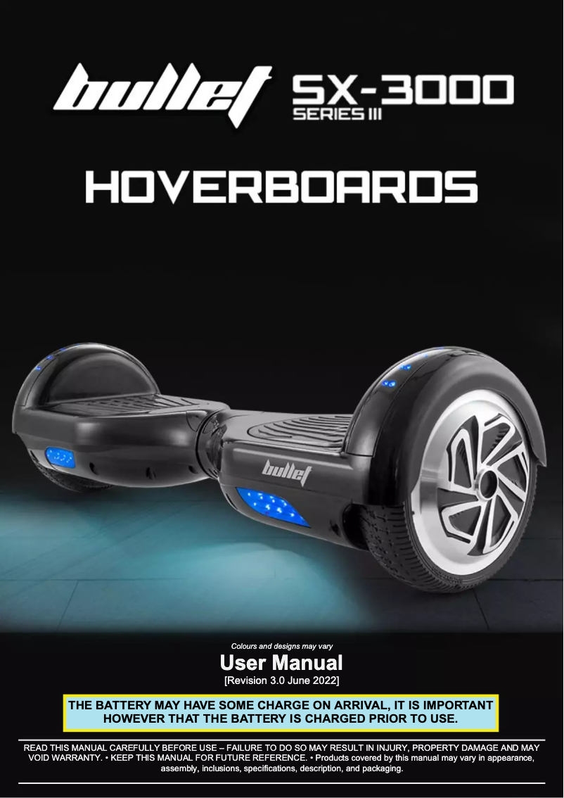 Imagen de la primera página del manual del dispositivo SX-3000 Series II