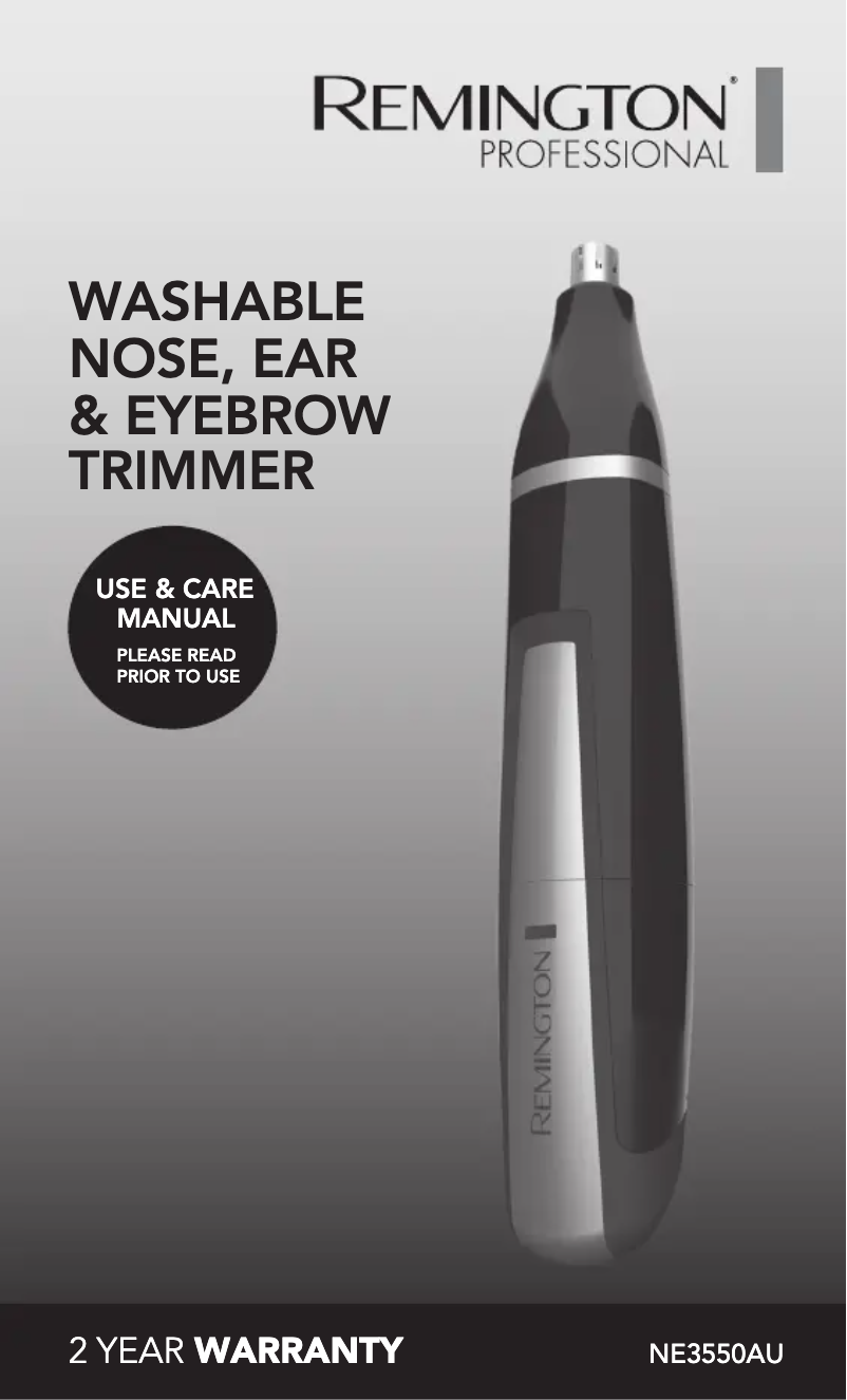 Imagen de la primera página del manual del dispositivo NE3550AU