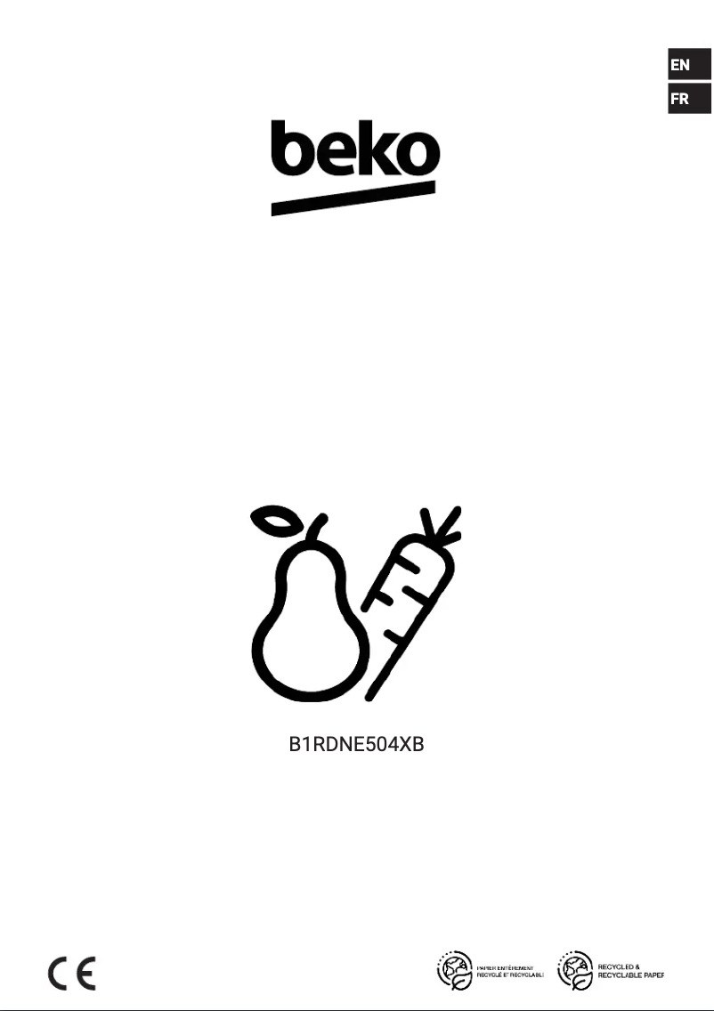 Imagen de la primera página del manual del dispositivo B1RDNE504XB