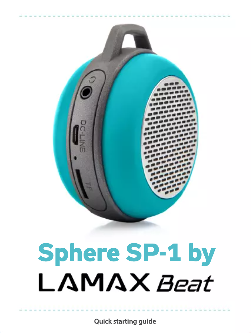 Página 1 del manual Manual de usuario Lamax Sphere SP-1