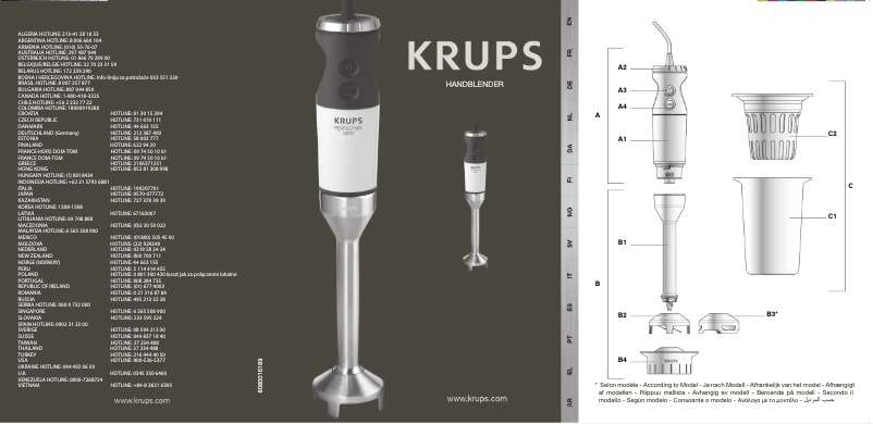 Página nº 1 - Manual de usuario Krups Perfect Mix 9000 Pro+ HZ5081