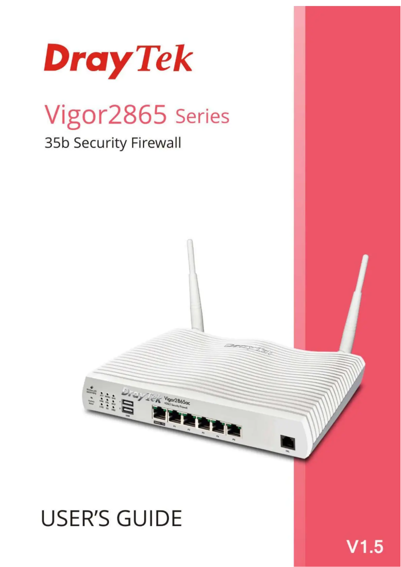 Página 1 del manual Manual de usuario Draytek Vigor 2865Vac-B