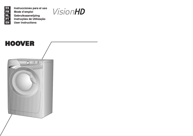 Página 1 del manual Manual de usuario Hoover VHD 810/1-04S