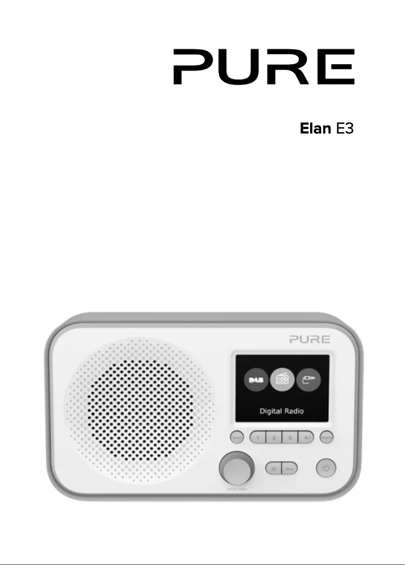 Imagen de la primera página del manual del dispositivo Elan E3