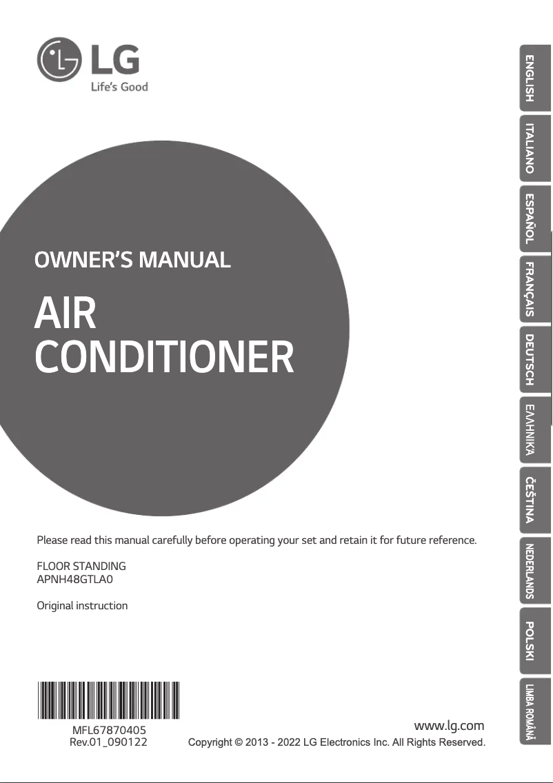 Imagen de la primera página del manual del dispositivo UP48
