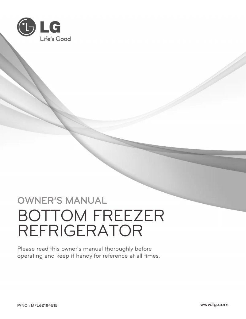 Página nº 1 - Manual de usuario LG GR-L218CSL