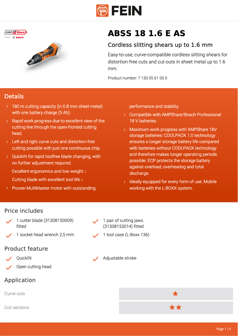Imagen de la primera página del manual del dispositivo ABSS 18 1.6 E AS