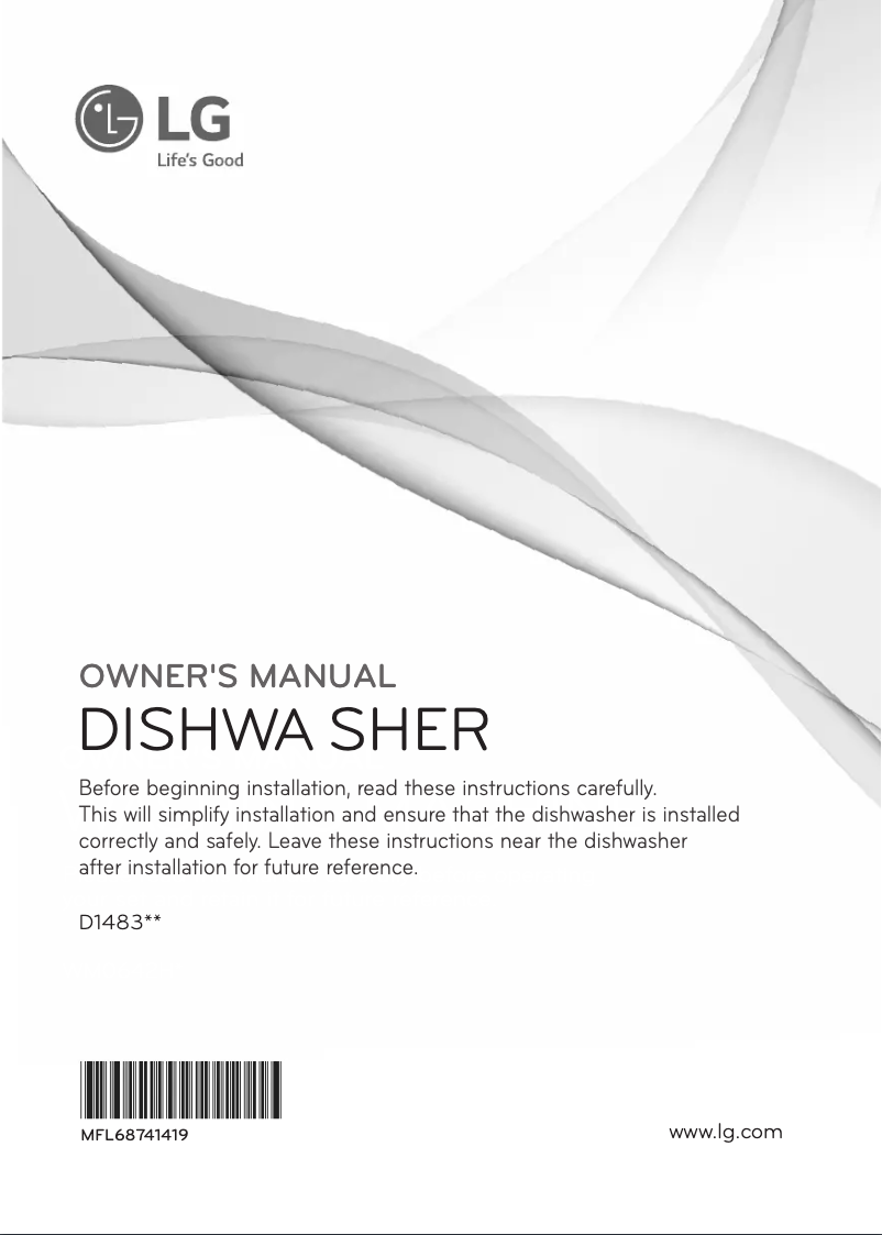 Imagen de la primera página del manual del dispositivo D1483CF