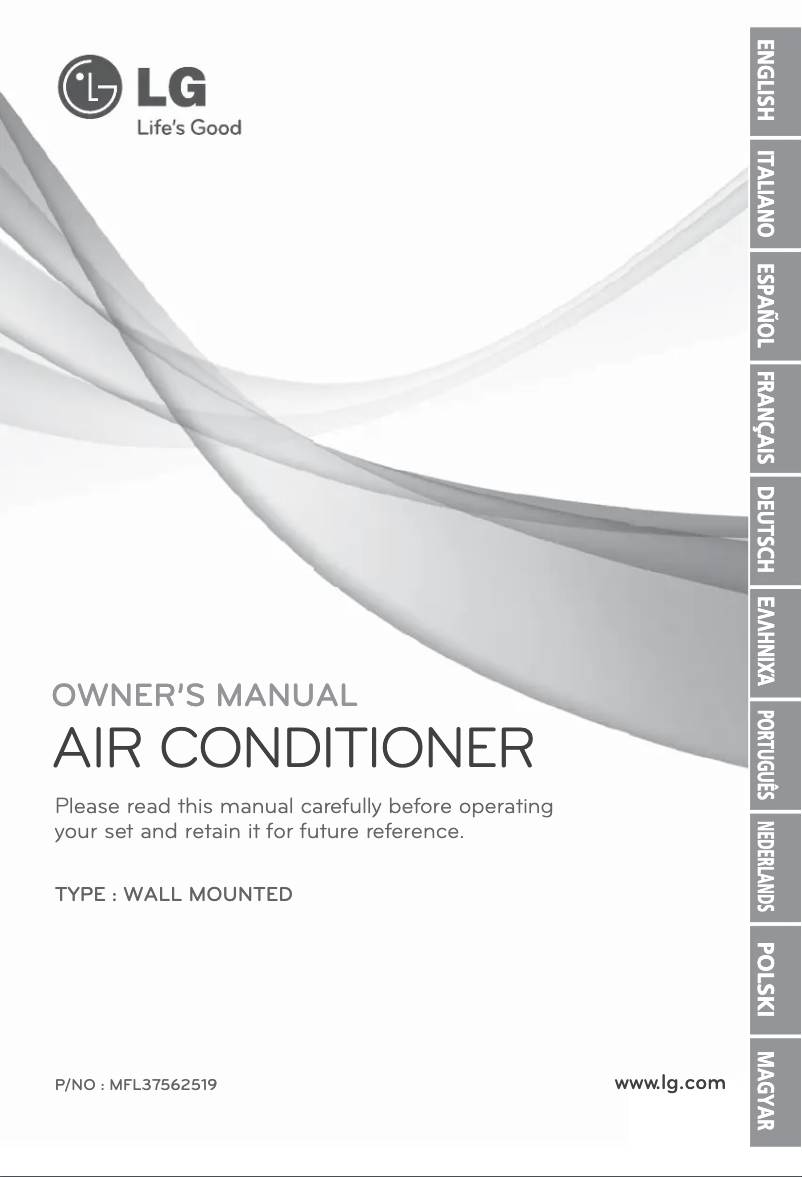 Imagen de la primera página del manual del dispositivo ASNH09GERU3