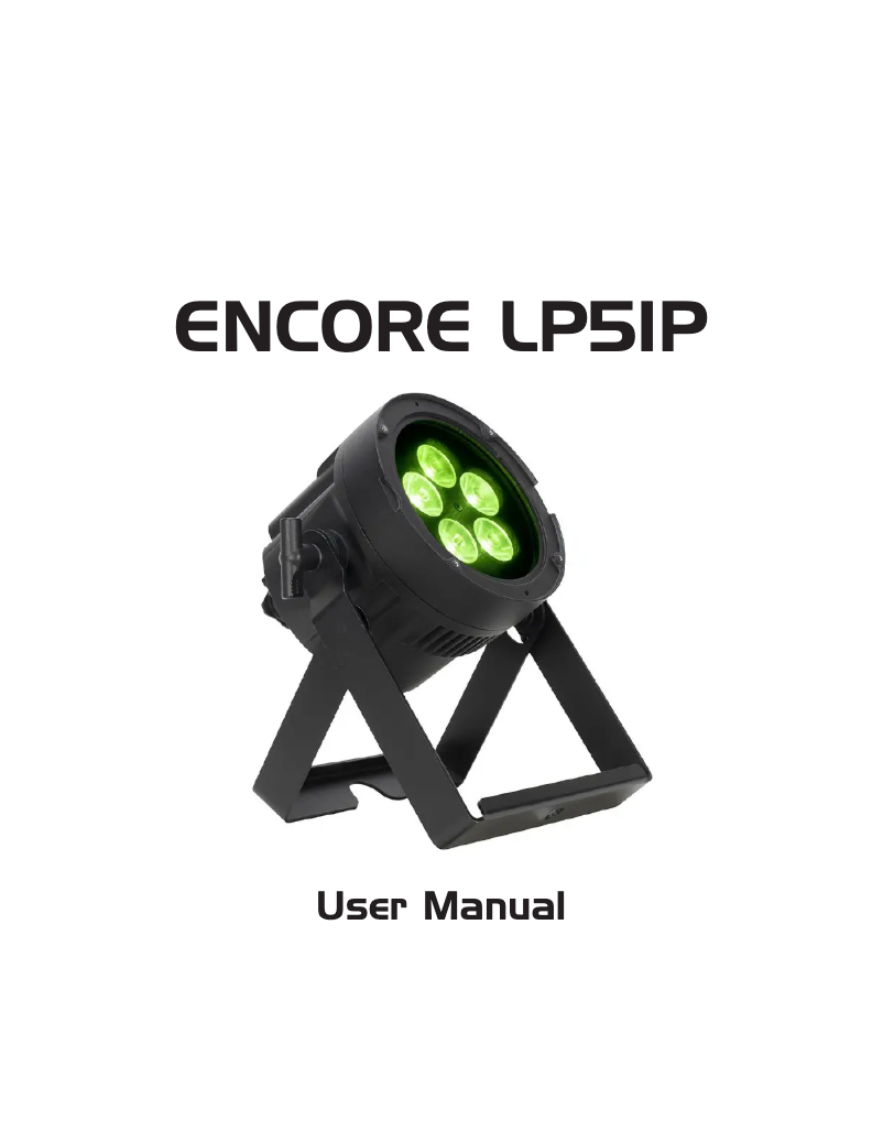 Imagen de la primera página del manual del dispositivo Encore LP5IP