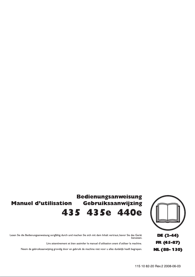 Página nº 1 - Manual de usuario Husqvarna 440e