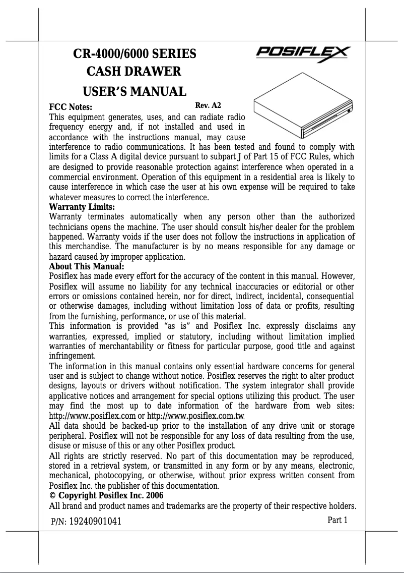 Imagen de la primera página del manual del dispositivo CR-4000-B