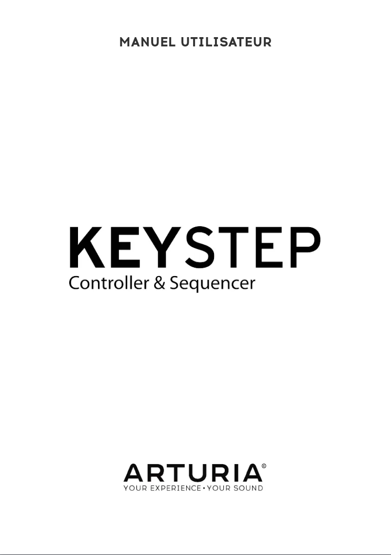 Página 1 del manual Manual de usuario Arturia Keystep