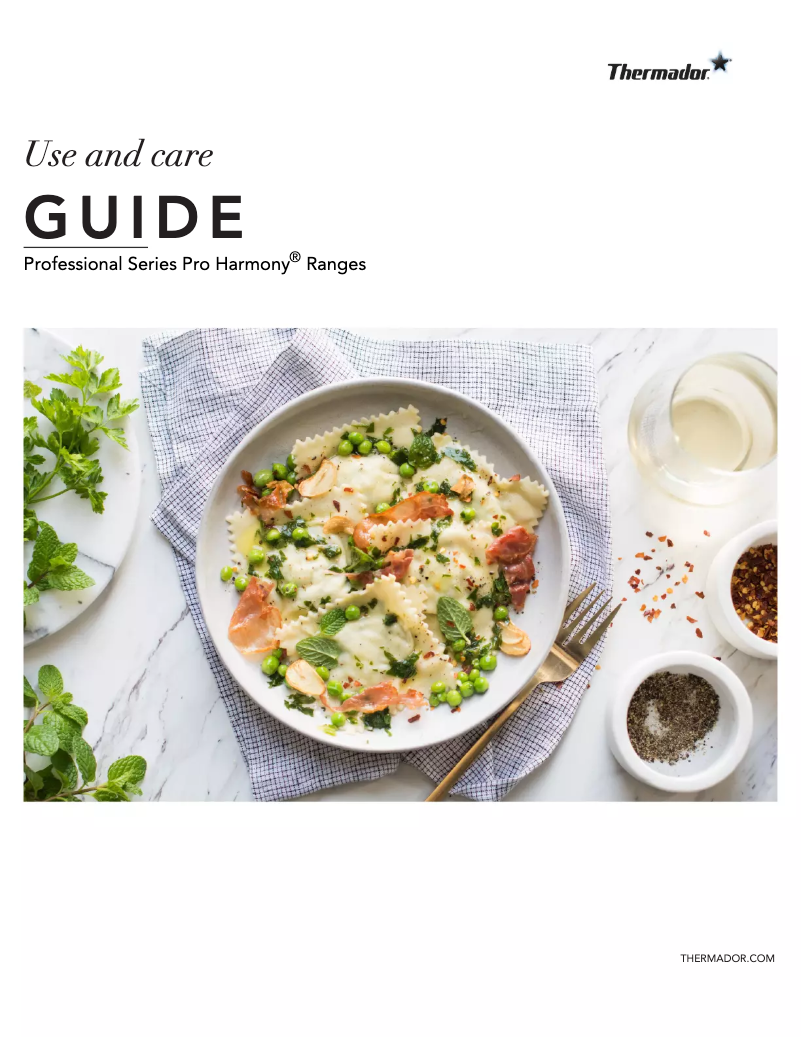 Página 1 del manual Manual de usuario Thermador PRD364WLHU