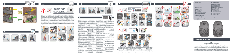 Imagen de la primera página del manual del dispositivo Green Force Max RO4931EA
