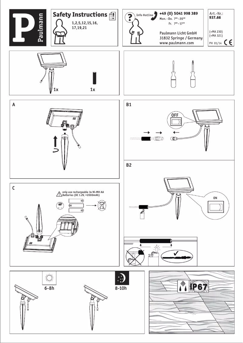 Imagen de la primera página del manual del dispositivo 937.66
