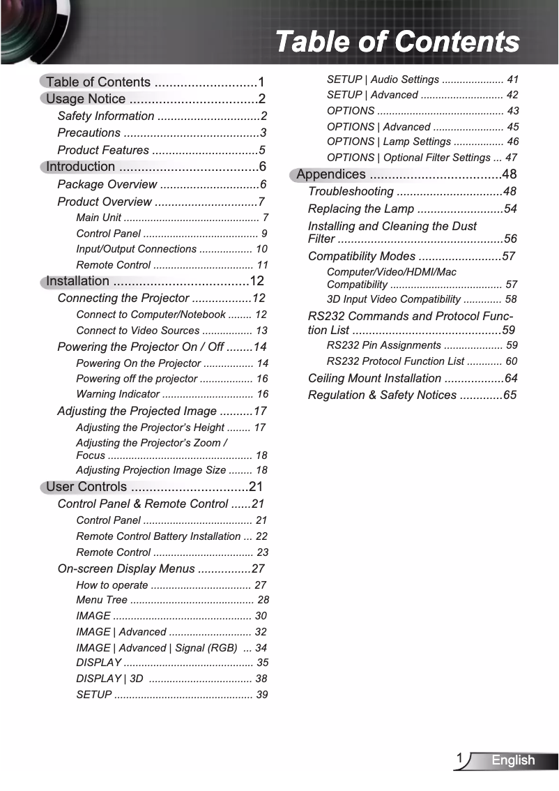 Imagen de la primera página del manual del dispositivo IN220