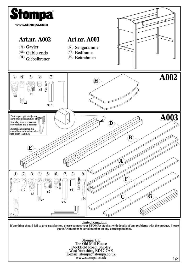 Imagen de la primera página del manual del dispositivo Casa 7