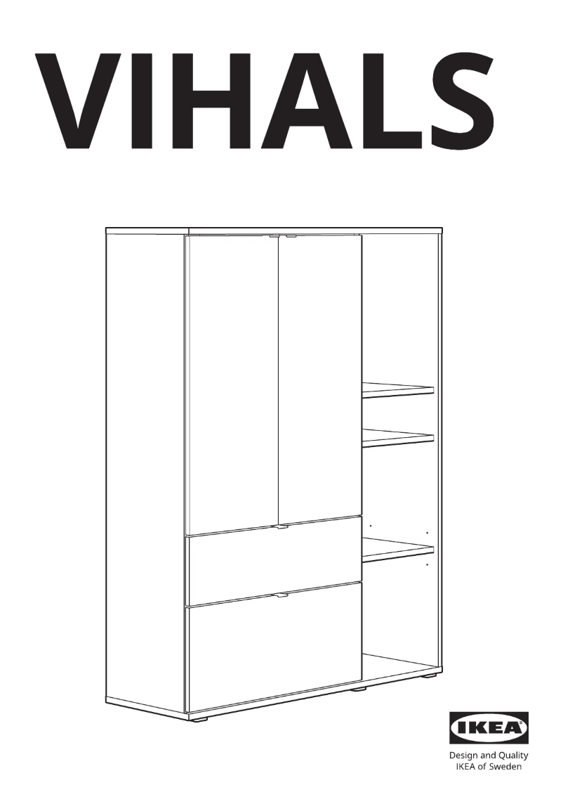Página 1 del manual Manual de usuario Ikea VIHALS 904.832.68
