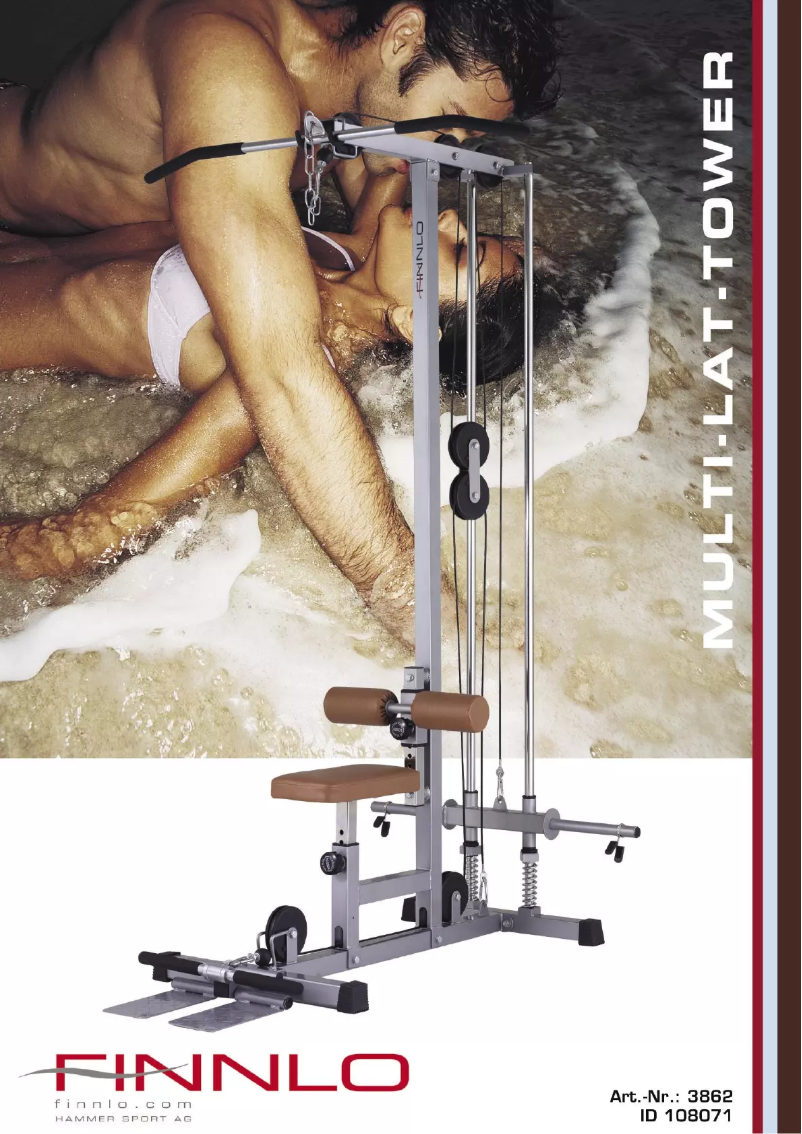 Imagen de la primera página del manual del dispositivo Multi Lat Tower 3862