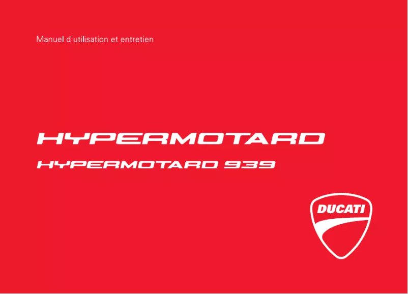 Página 1 del manual Manual de usuario Ducati Hypermotard 939 (2018)