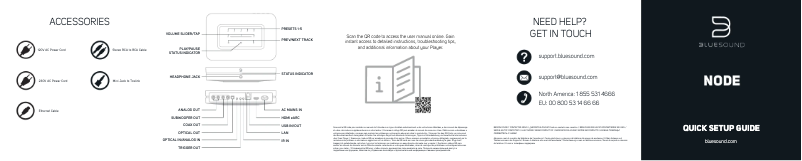 Imagen de la primera página del manual del dispositivo Node