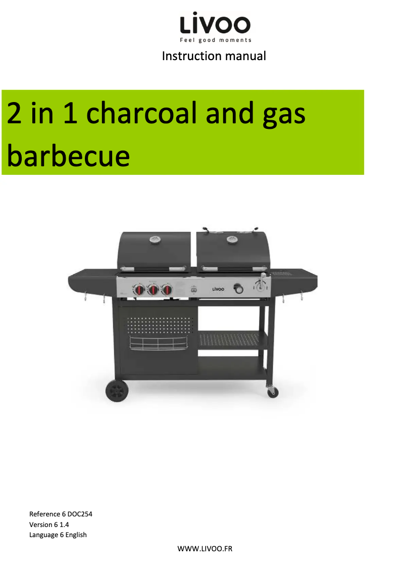 Página 1 del manual Manual de usuario Livoo DOC254