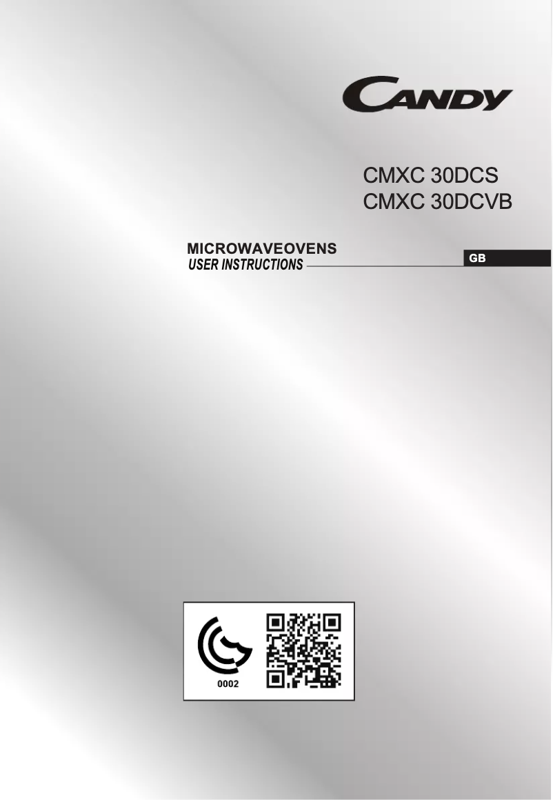 Imagen de la primera página del manual del dispositivo CMXC30DCVB-UK