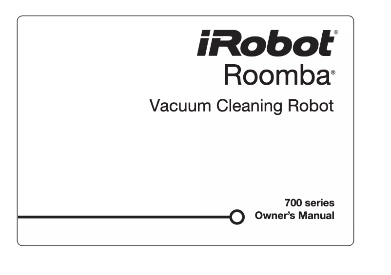 Página 1 del manual Manual de usuario iRobot Roomba 774