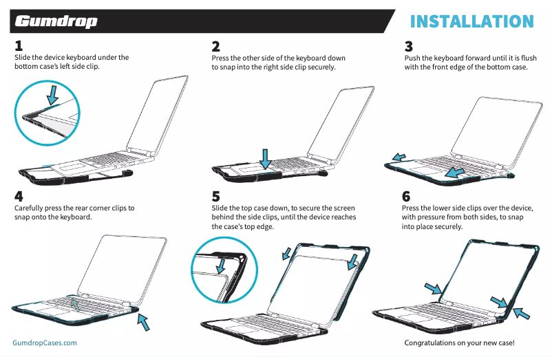 Imagen de la primera página del manual del dispositivo DropTech