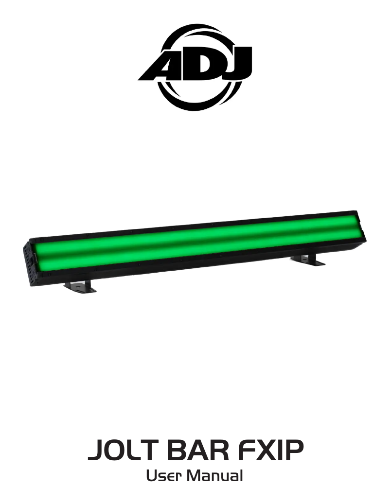 Página 1 del manual Manual de usuario Adj Jolt Bar FXIP