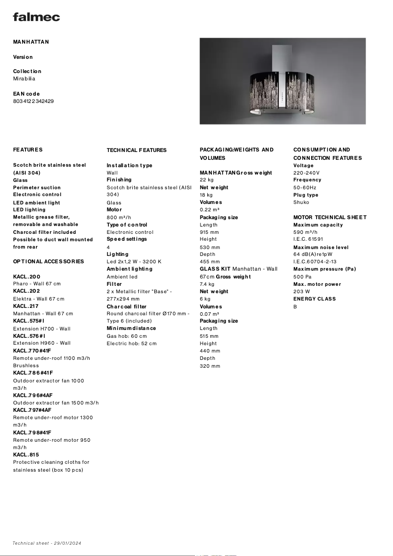 Imagen de la primera página del manual del dispositivo Manhattan