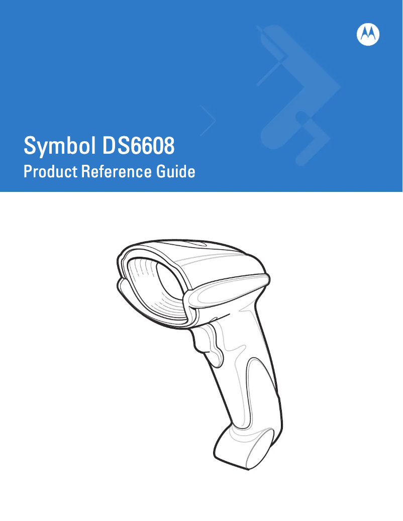 Imagen de la primera página del manual del dispositivo Symbol DS6608