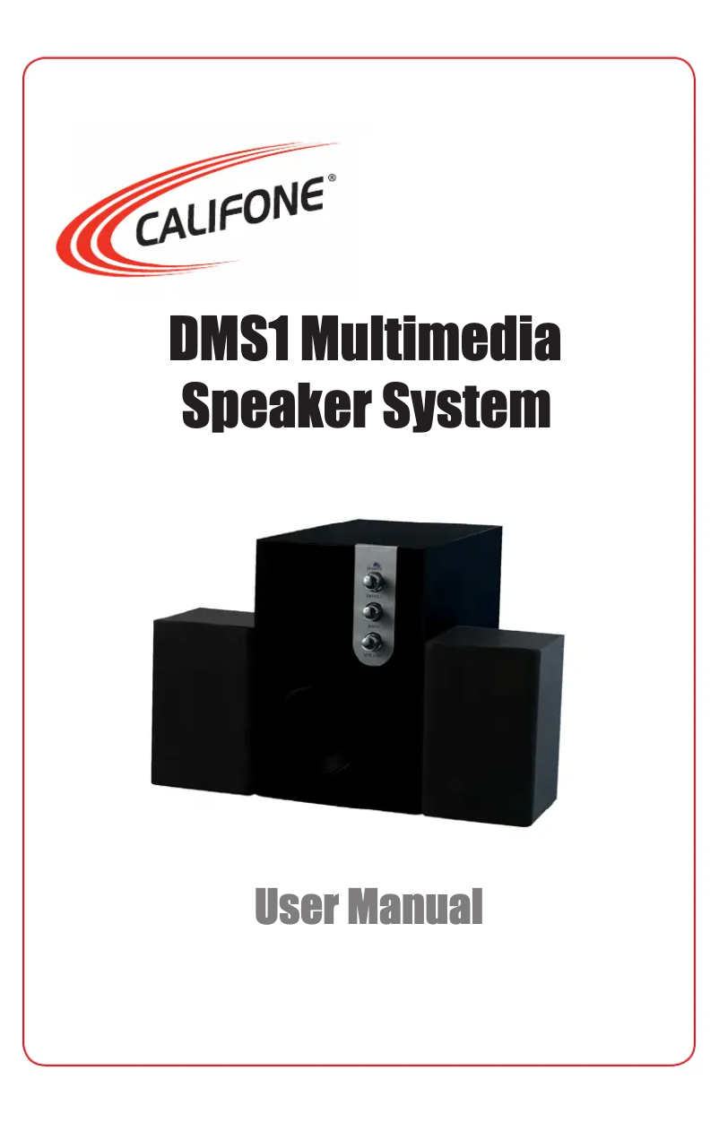 Página nº 1 - Manual de usuario Califone DMS1