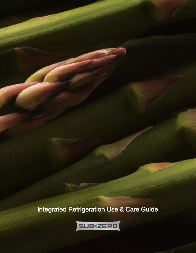 Página 1 del manual Manual de uso y mantenimiento Sub-Zero ID-36RP