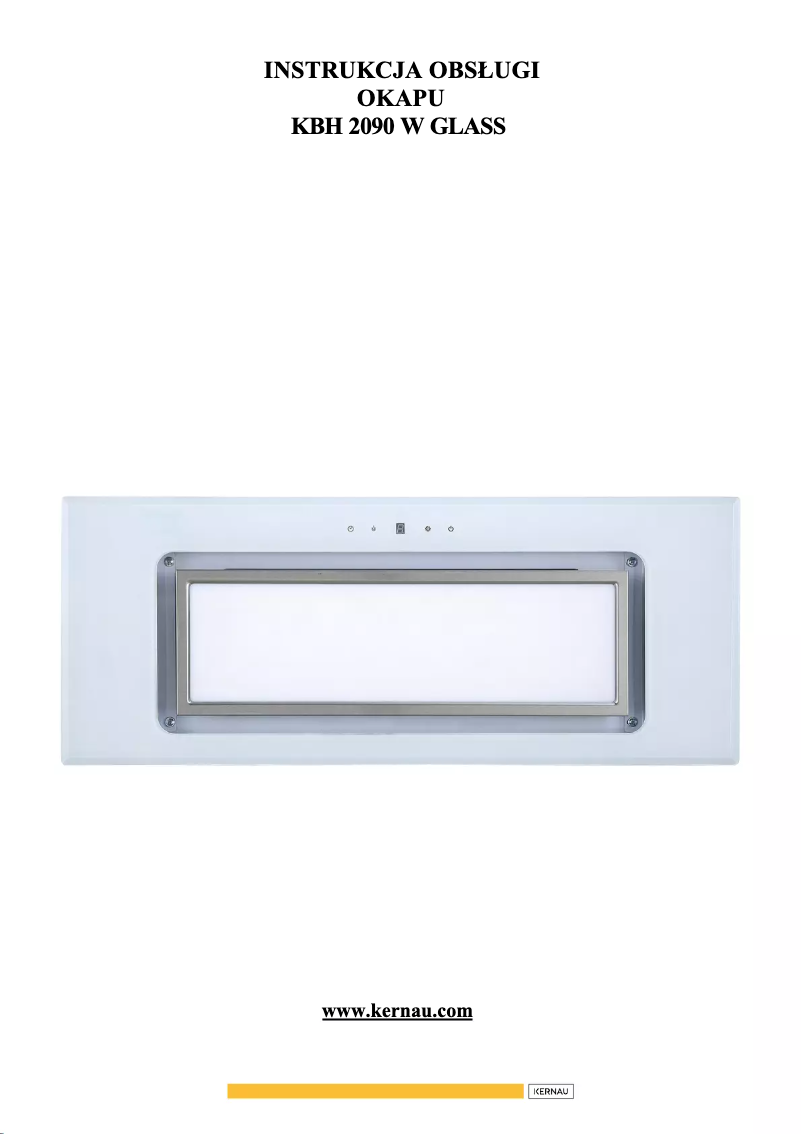 Página 1 del manual Manual de usuario Kernau KBH 0860 W