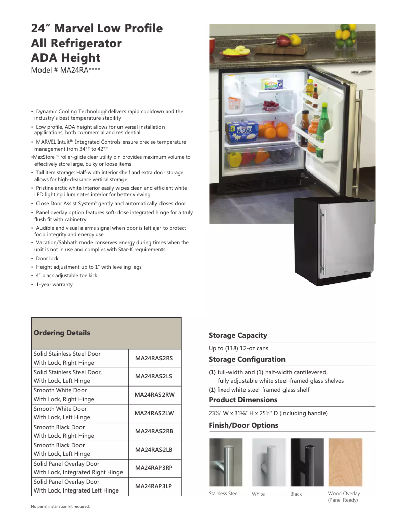 Imagen de la primera página del manual del dispositivo MA24RAS2RB