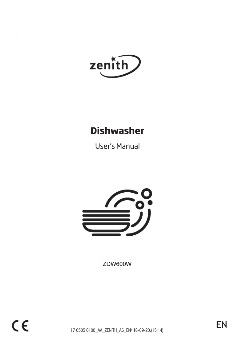 Imagen de la primera página del manual del dispositivo ZDW600W