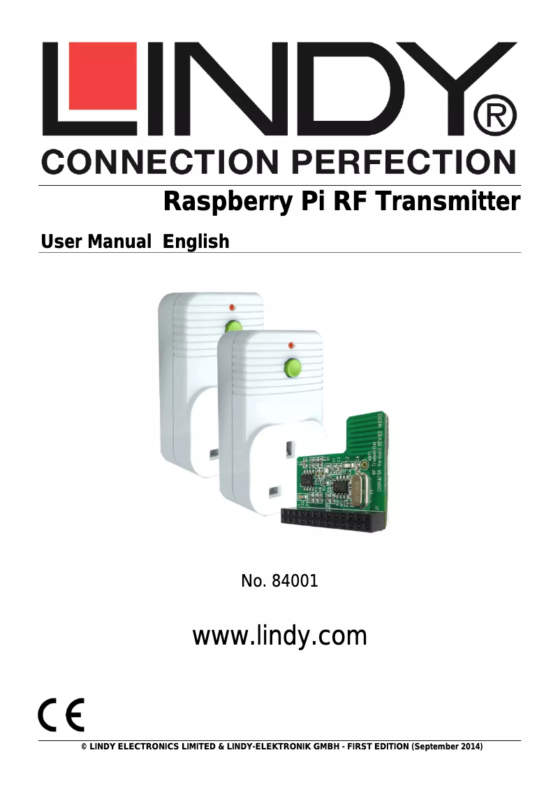 Imagen de la primera página del manual del dispositivo 84001