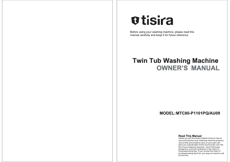 Página 1 del manual Manual de usuario Tisira MTC80-P1101PQ