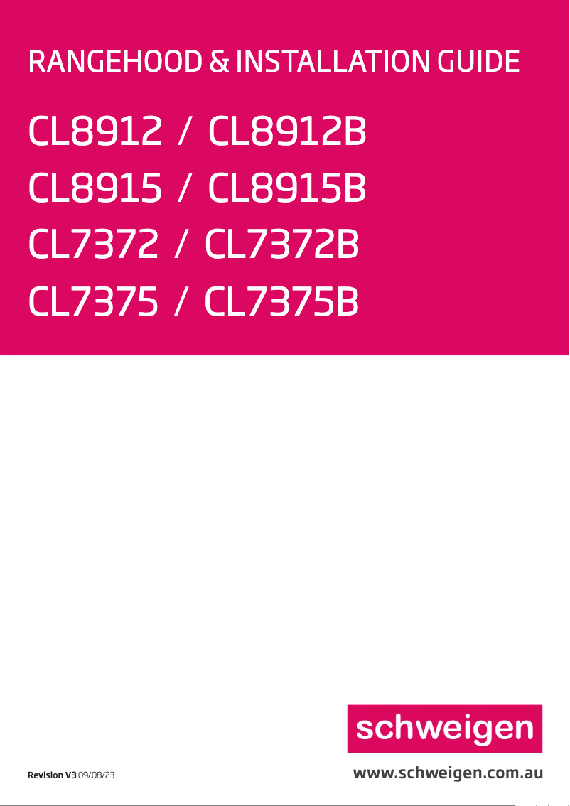 Página nº 1 - Manual de usuario Schweigen CL7375B