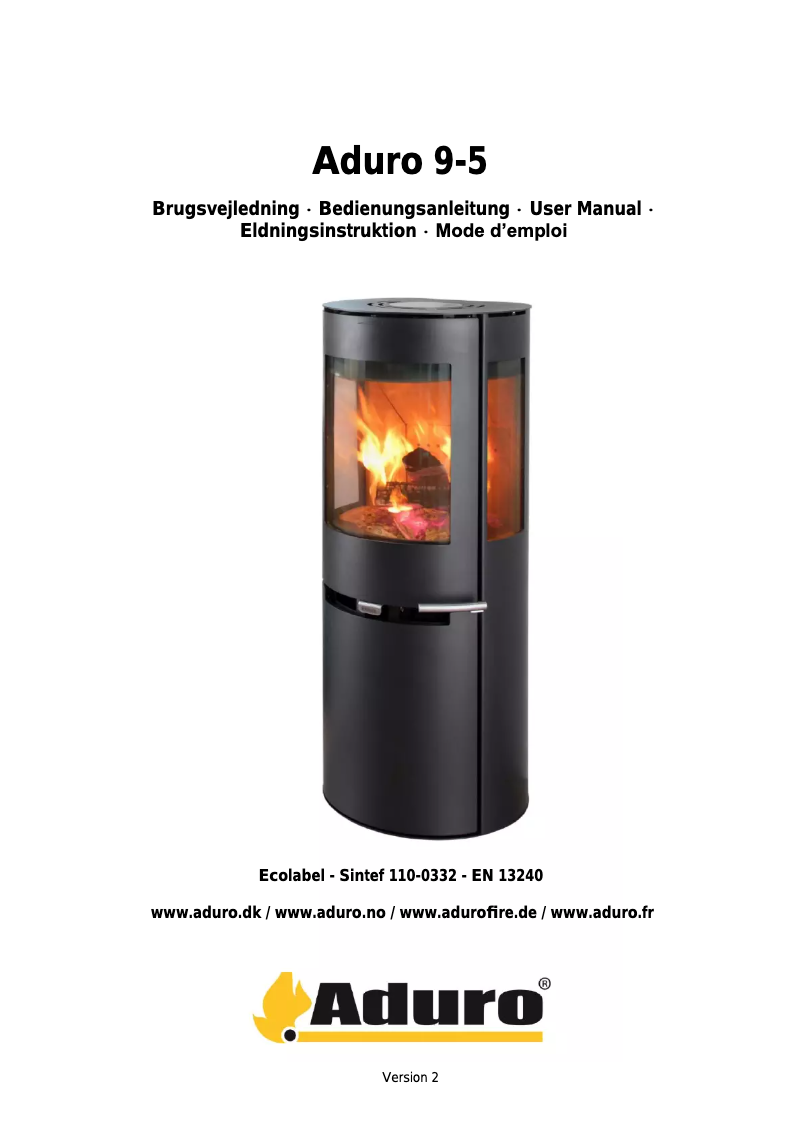 Imagen de la primera página del manual del dispositivo 9-5