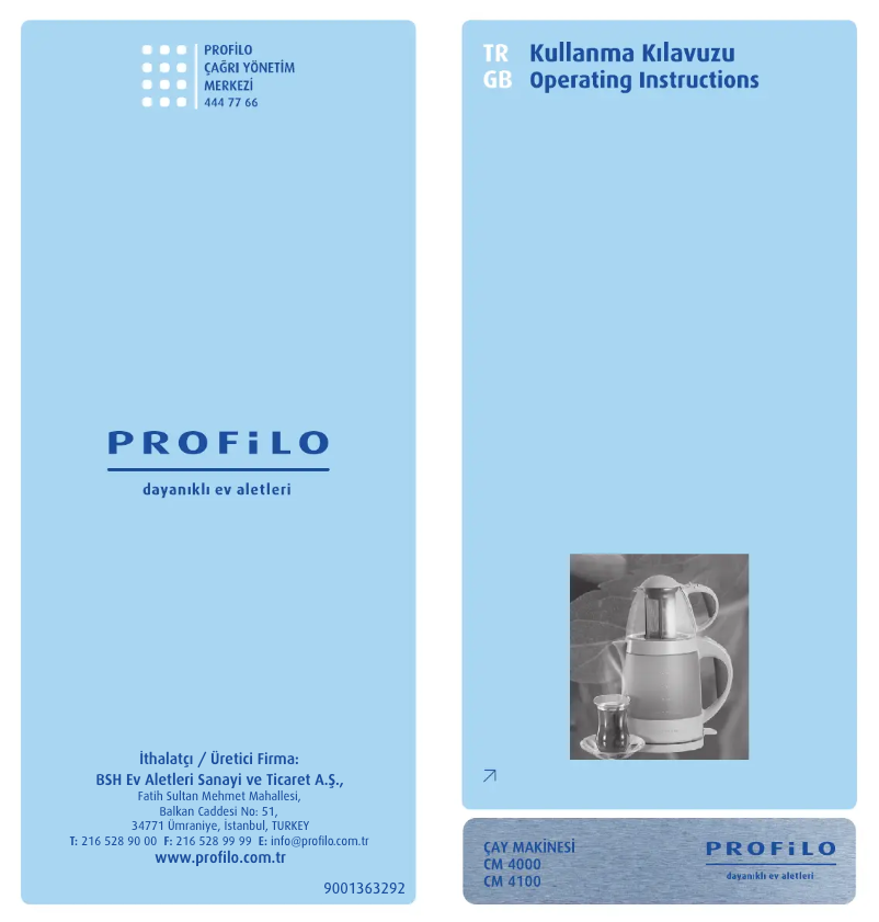 Página 1 del manual Manual de usuario Profilo CM4000