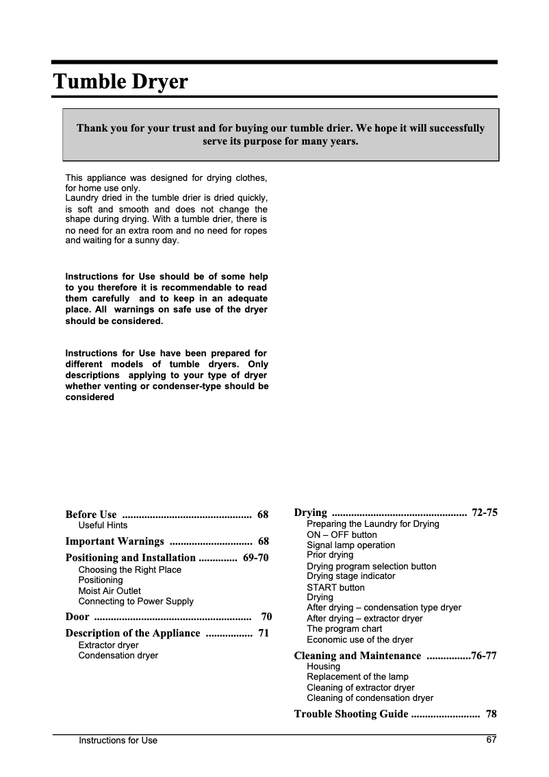 Página 1 del manual Manual de usuario Gorenje WT 781