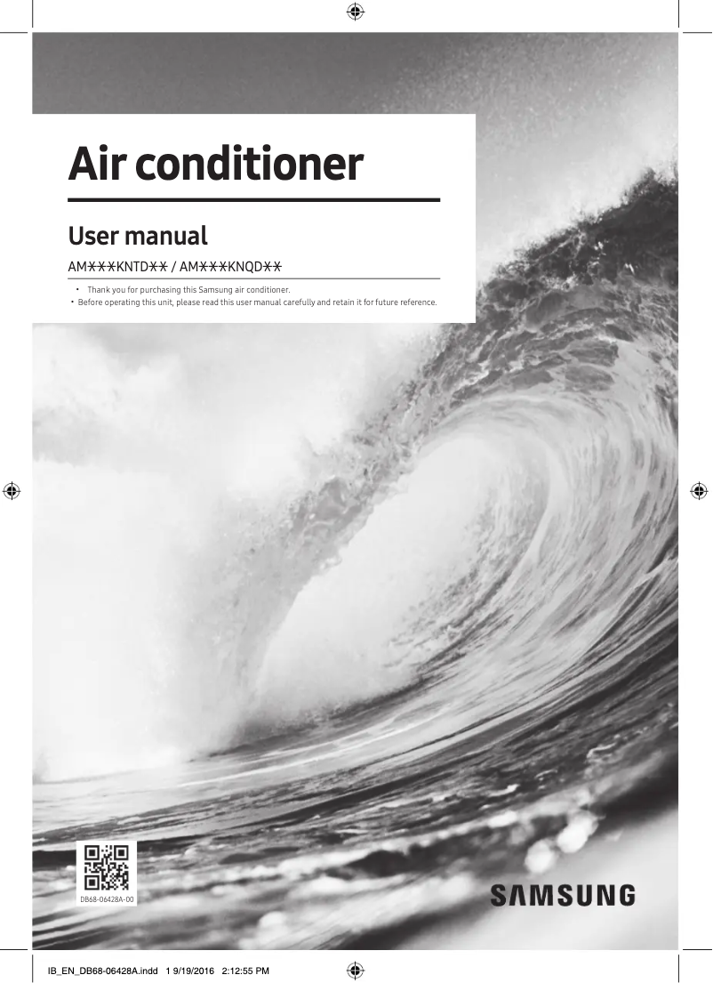 Imagen de la primera página del manual del dispositivo AM045KNQDEH