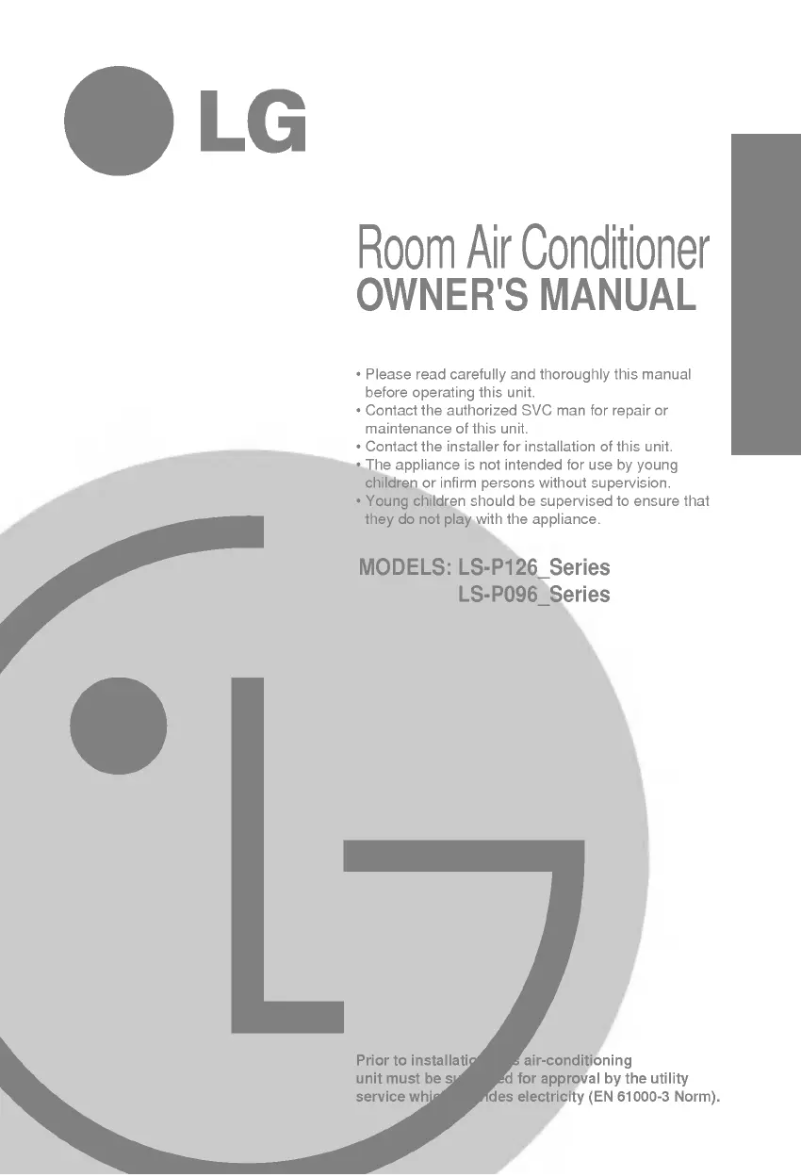 Página 1 del manual Manual de usuario LG LS-P0960AD