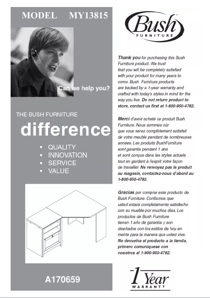 Imagen de la primera página del manual del dispositivo Buena Vista MY13815-03