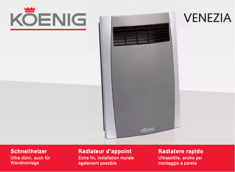 Página 1 del manual Manual de usuario Koenig B06146