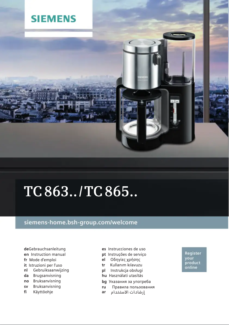 Página nº 1 - Manual de usuario Siemens Sensor for Senses TC86504